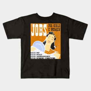 Retro Housewife Kids T-Shirt